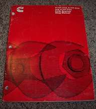 1966 Cummins V & VT 378, 504, 555 CID V378 VT378 V504 VT504 V555 VT555 Diesel Engines Shop Service Manual