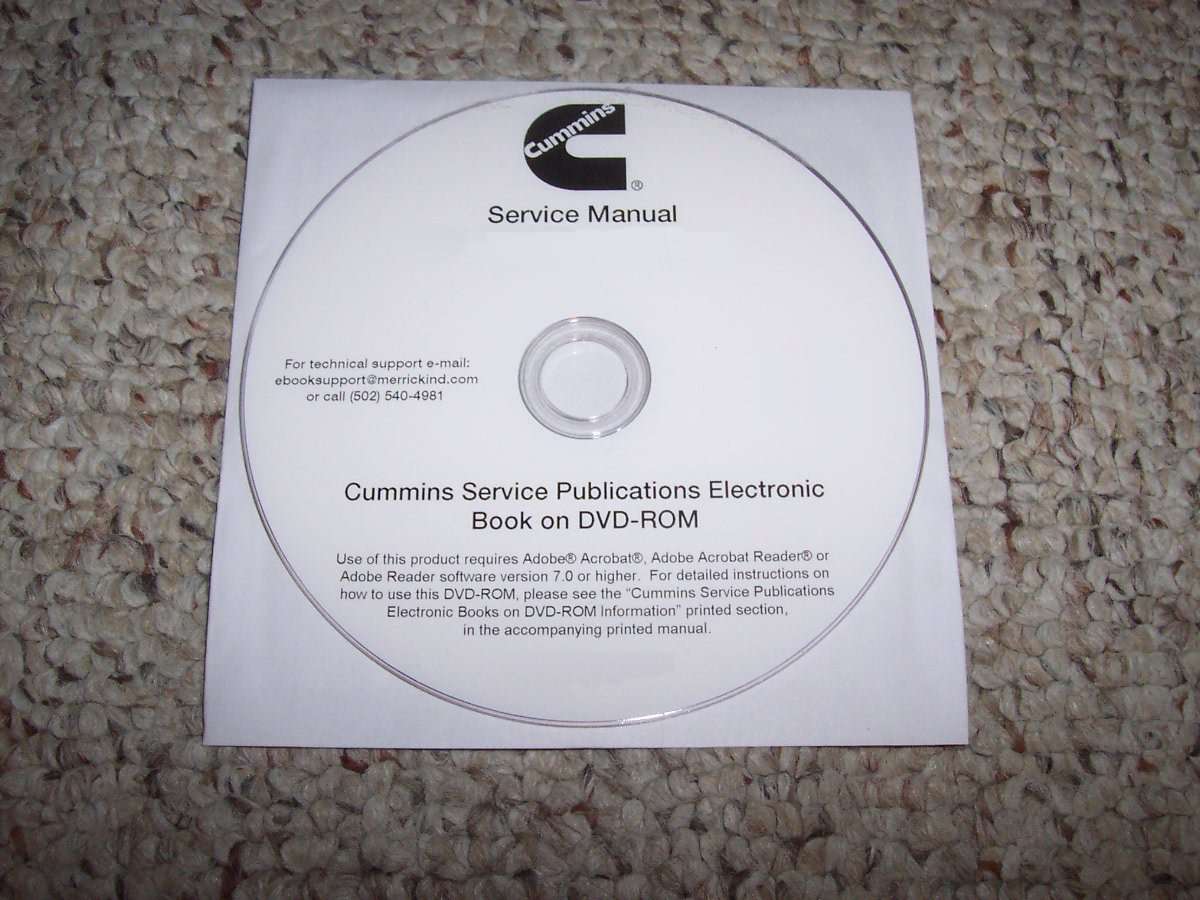 2000 Cummins ISC 8.3 & QSC8.3 Diesel Engines Troubleshooting & Repair Service Manual on CD 2000 Cummins ISC 8.3 & QSC8.3 Diesel Engines Troubleshooting & Repair Service Manual on CD